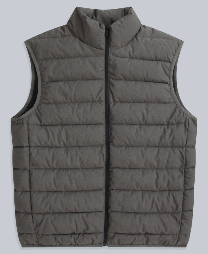 Light Cosi Mens Marl Gilet - Khaki