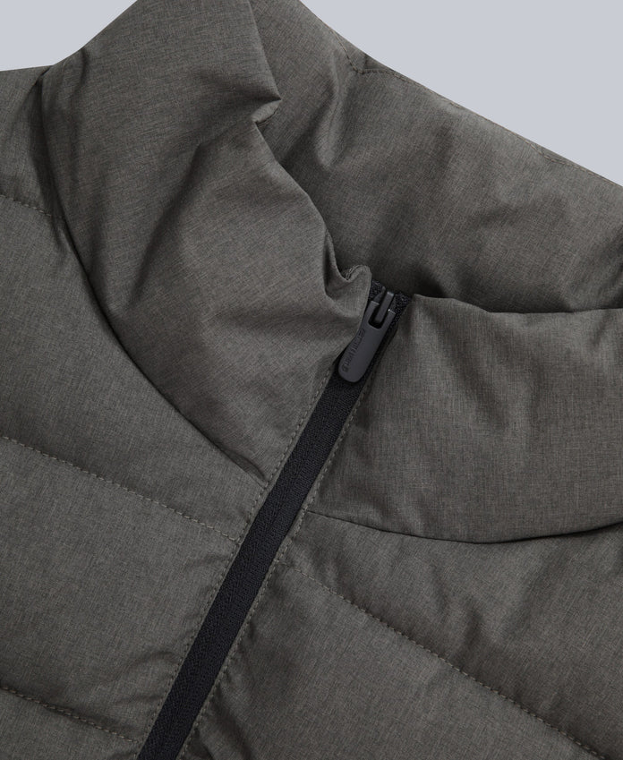 Light Cosi Marl Mens Gilet - Khaki