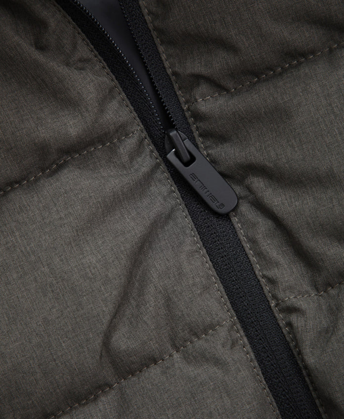 Light Cosi Marl Mens Gilet - Khaki