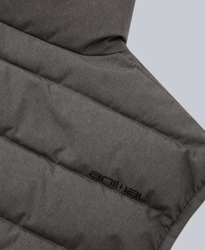 Light Cosi Marl Mens Gilet - Khaki