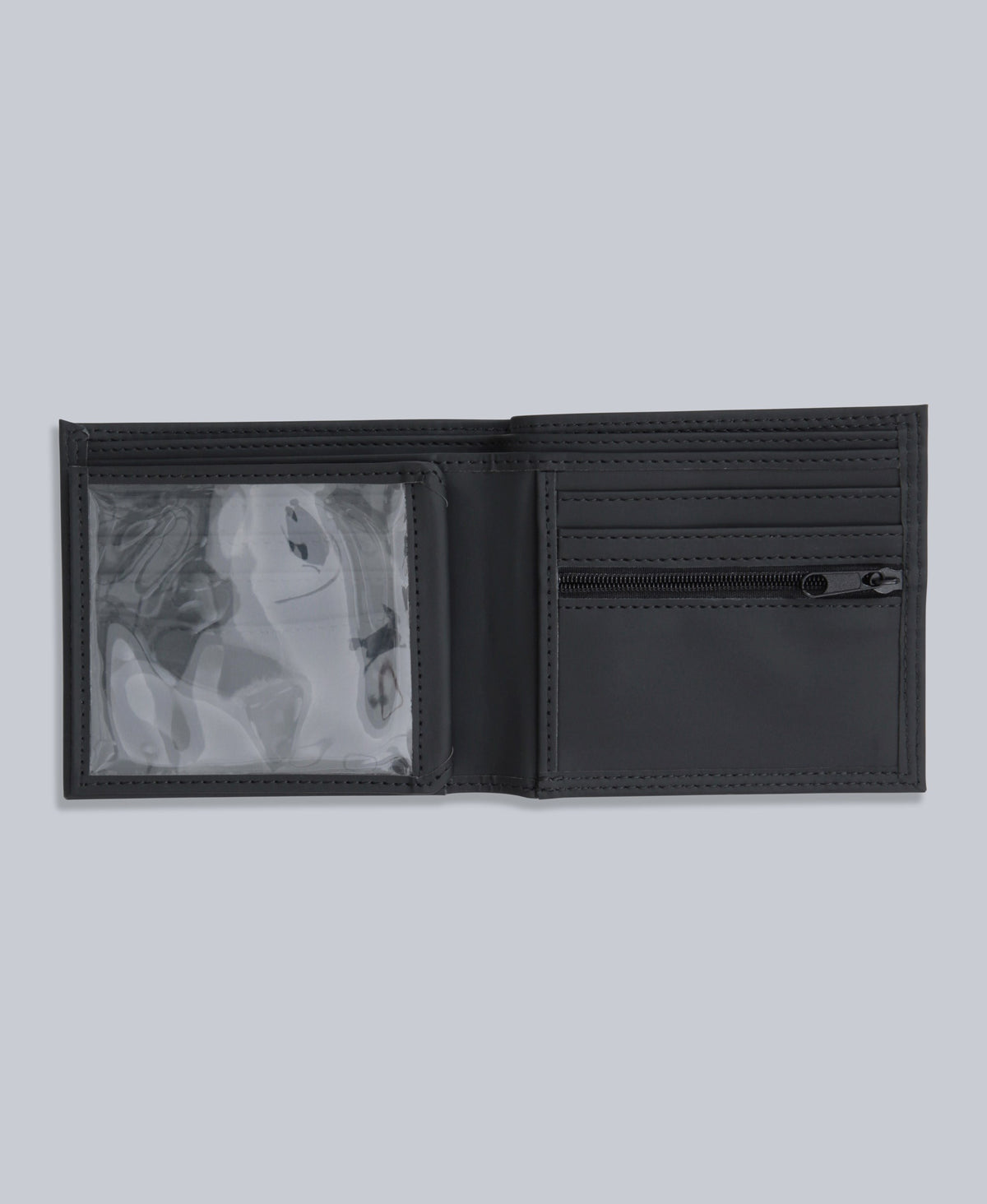 Classic Wallet with Coin Purse - Black