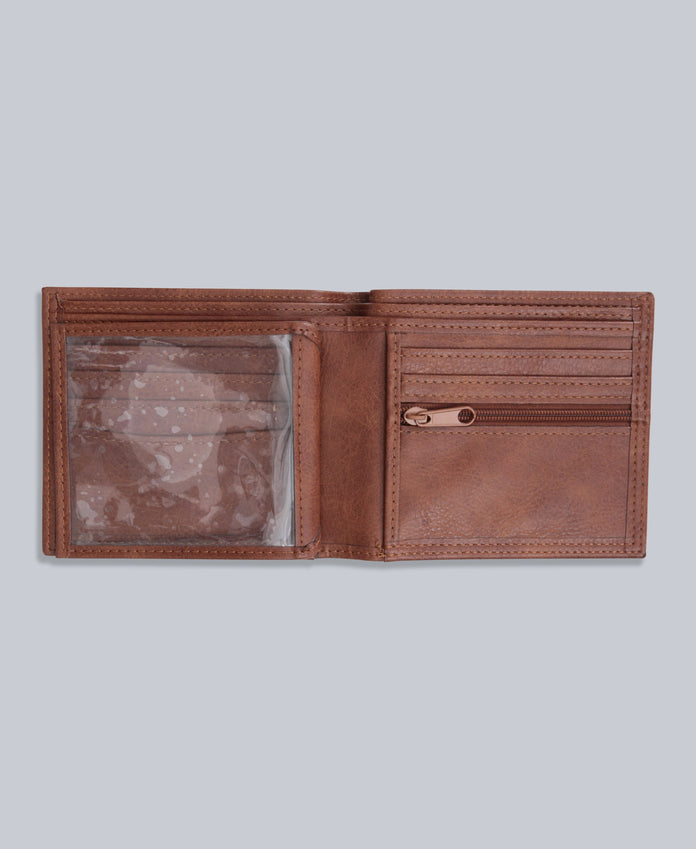 Classic Wallet with Coin Purse - Tan