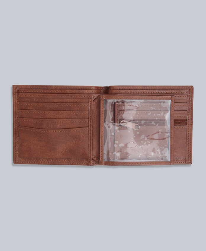 Classic Wallet with Coin Purse - Tan