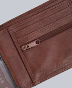 Classic Wallet with Coin Purse - Tan