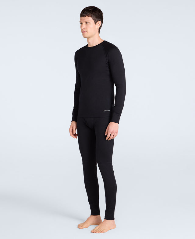 Mens Merino Baselayer Pants - Black
