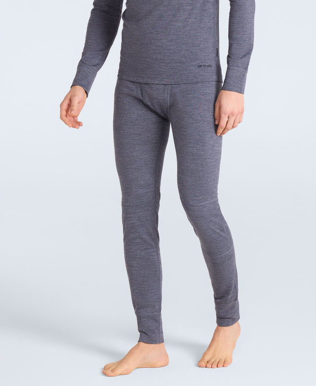 Mens Merino Baselayer Pants - Grey