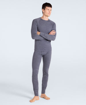 Mens Merino Baselayer Pants - Grey