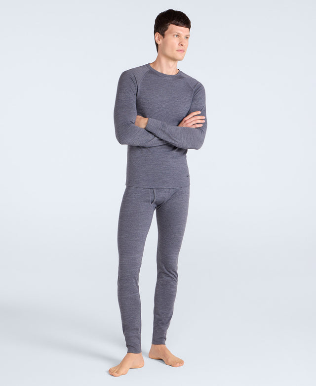 Mens Merino Baselayer Pants - Grey
