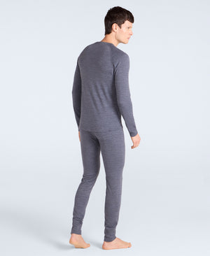 Mens Merino Baselayer Pants - Grey
