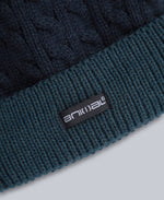 Kids Fur Lined Hat & Glove Set - Navy