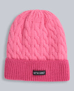 Kids Fur Lined Hat & Glove Set - Pink