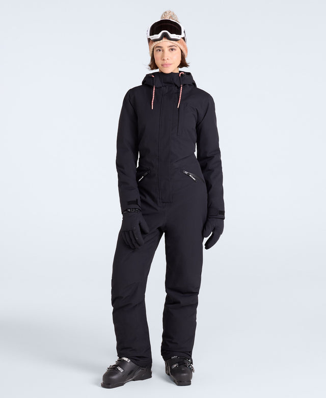 Womens Waterproof Ski Suit - Black