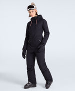 Womens Waterproof Ski Suit - Black