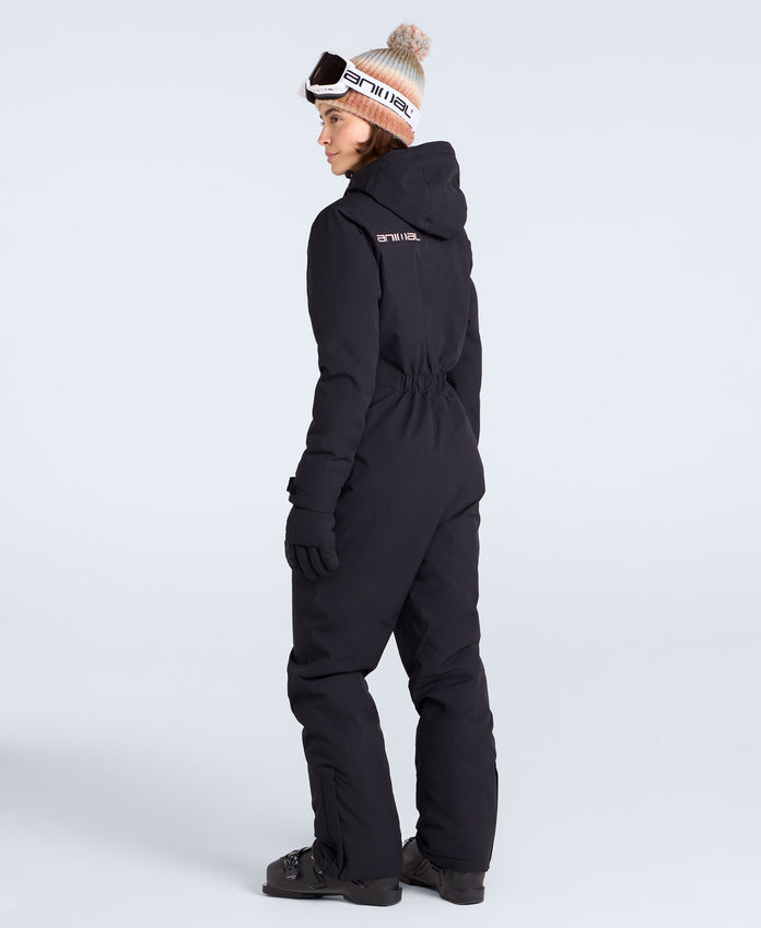 Womens Waterproof Ski Suit - Black