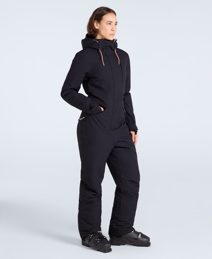 Womens Waterproof Ski Suit - Black