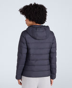 Womens Lightweight Down Packable Jacket - Black