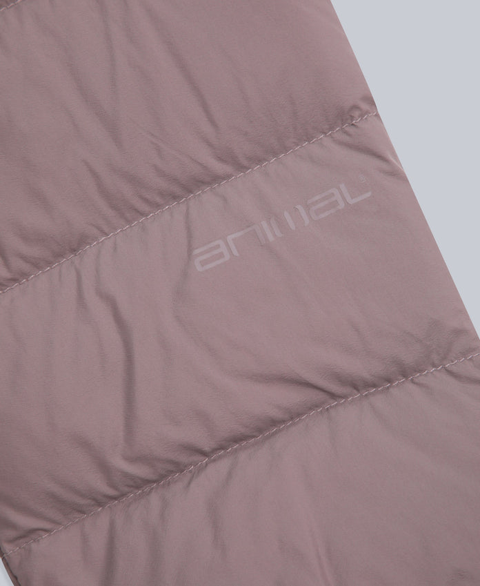 Womens Lightweight Down Packable Jacket - Dusky Purple