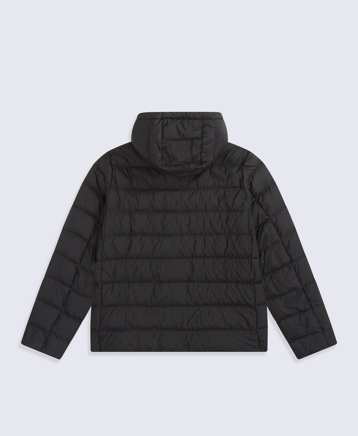 Womens Lightweight Down Packable Jacket - Jet Black