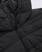 Womens Lightweight Down Packable Jacket - Jet Black