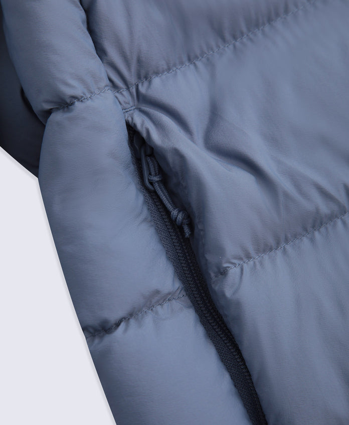 Womens Lightweight Down Packable Jacket - Light Blue