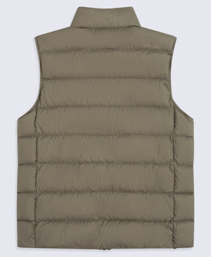 Mens Lightweight Down Gilet - Light Khaki