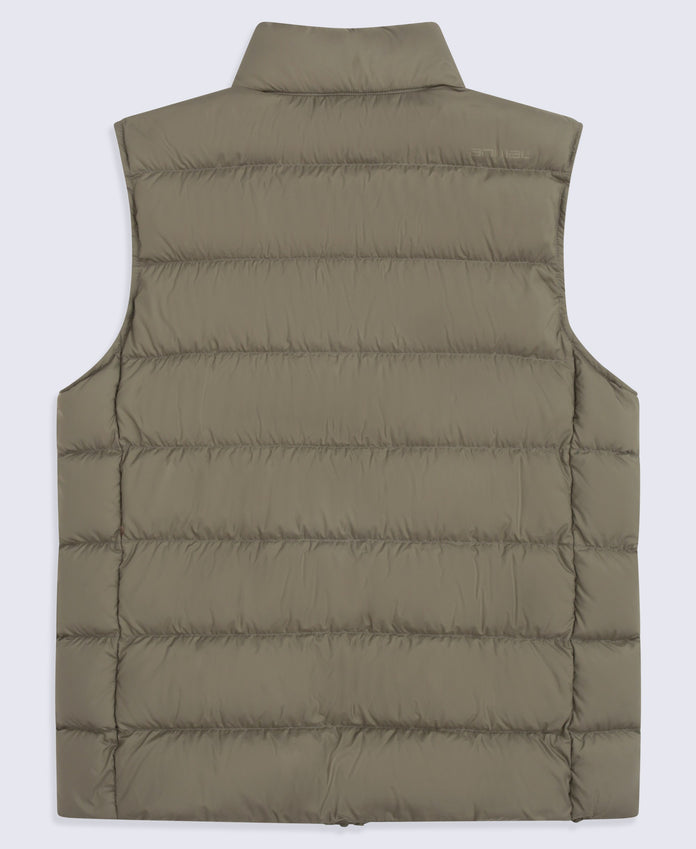 Mens Lightweight Down Gilet - Light Khaki