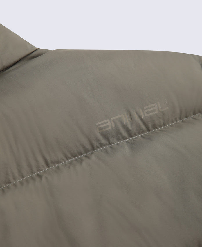 Mens Lightweight Down Gilet - Light Khaki