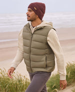 Mens Lightweight Down Gilet - Light Khaki