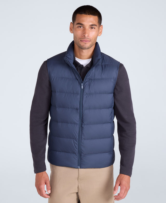 Mens Lightweight Down Gilet - Navy