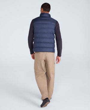 Mens Lightweight Down Gilet - Navy