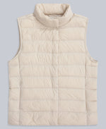 Womens Lightweight Down Gilet - Beige