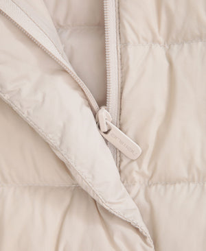 Womens Lightweight Down Gilet - Beige