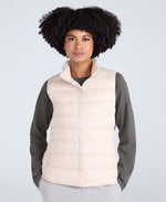 Womens Lightweight Down Gilet - Beige