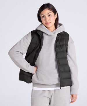 Womens Lightweight Down Gilet - Black