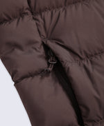 Womens Lightweight Down Gilet - Brown