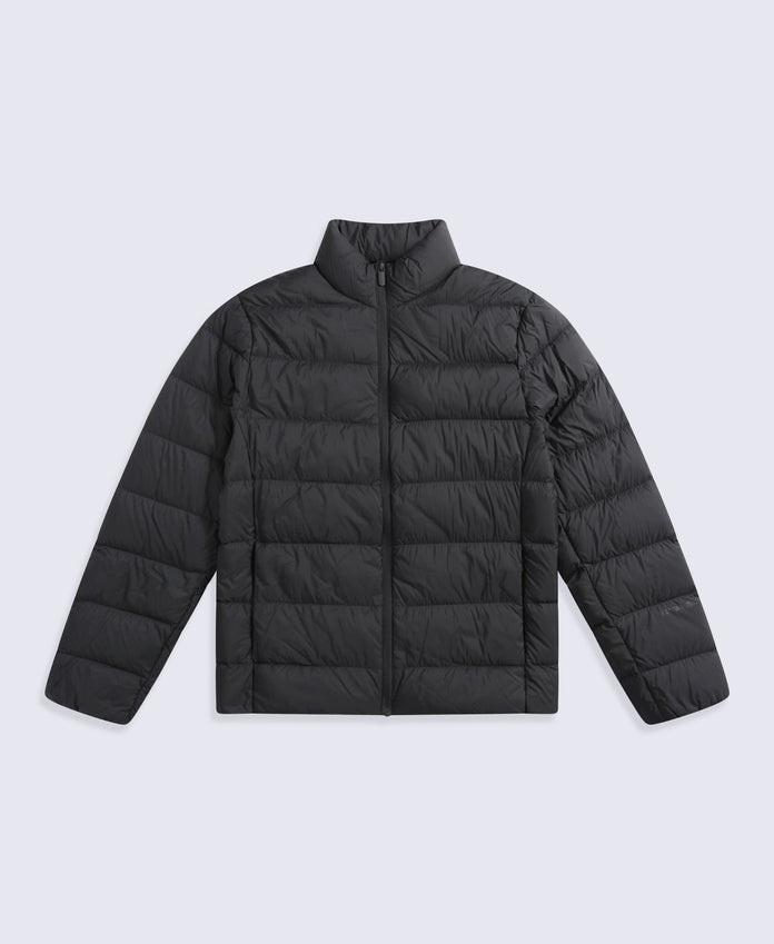 Mens Lightweight Down Packable Jacket - Jet Black