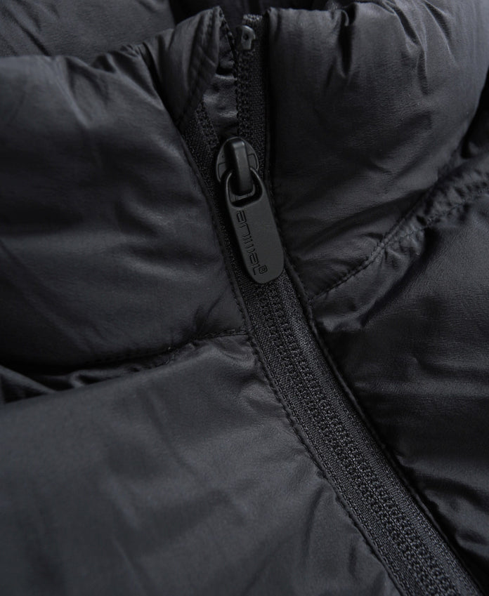 Mens Lightweight Down Packable Jacket - Jet Black