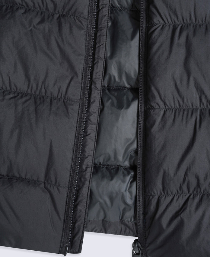 Mens Lightweight Down Packable Jacket - Jet Black