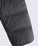 Mens Lightweight Down Packable Jacket - Jet Black