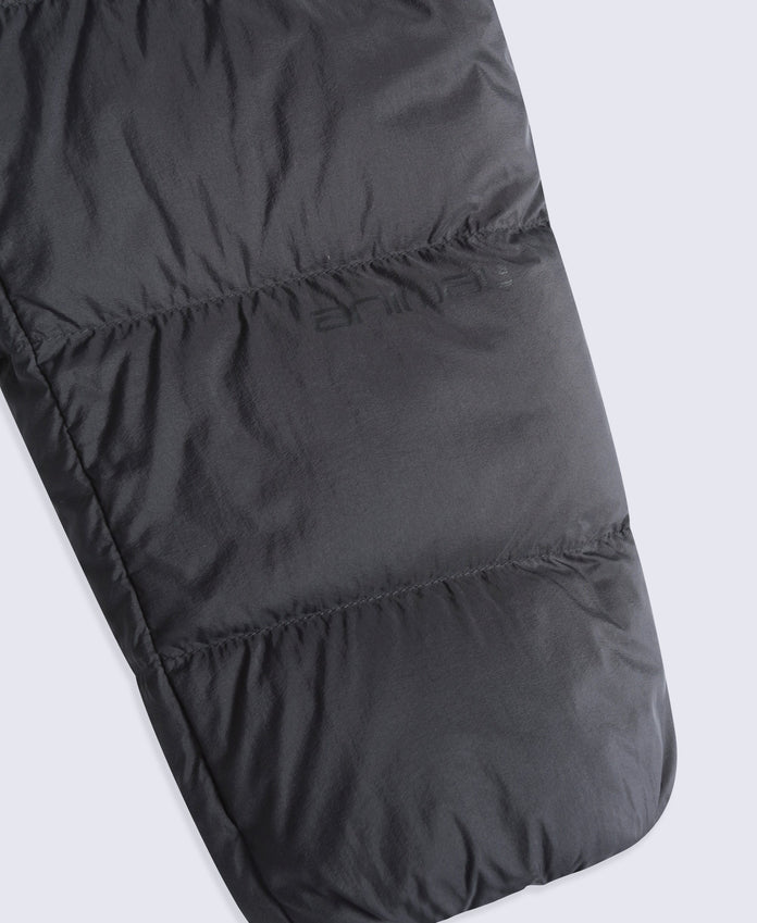 Mens Lightweight Down Packable Jacket - Jet Black