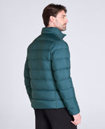 Mens Lightweight Down Packable Jacket - Petrol
