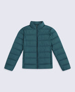 Mens Lightweight Down Packable Jacket - Petrol