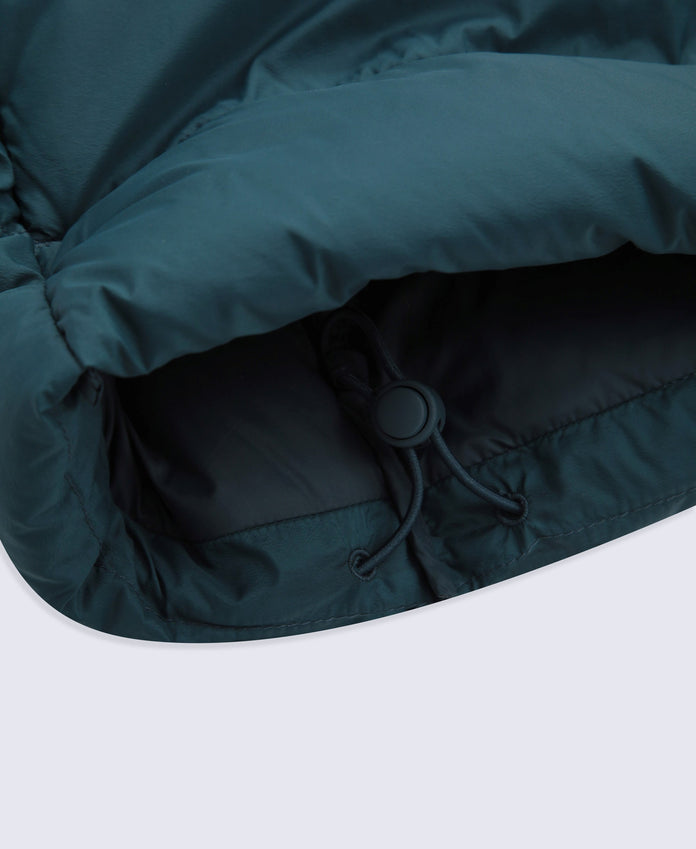 Mens Lightweight Down Packable Jacket - Petrol