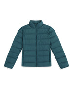 Mens Lightweight Down Packable Jacket - Petrol