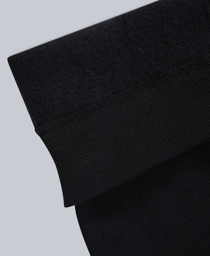 Fleece Lined Womens Leggings - Black