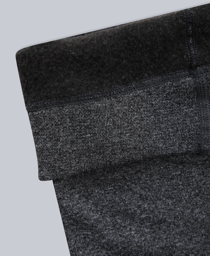 Fleece Lined Womens Leggings - Charcoal