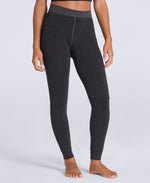 Fleece Lined Womens Leggings - Charcoal