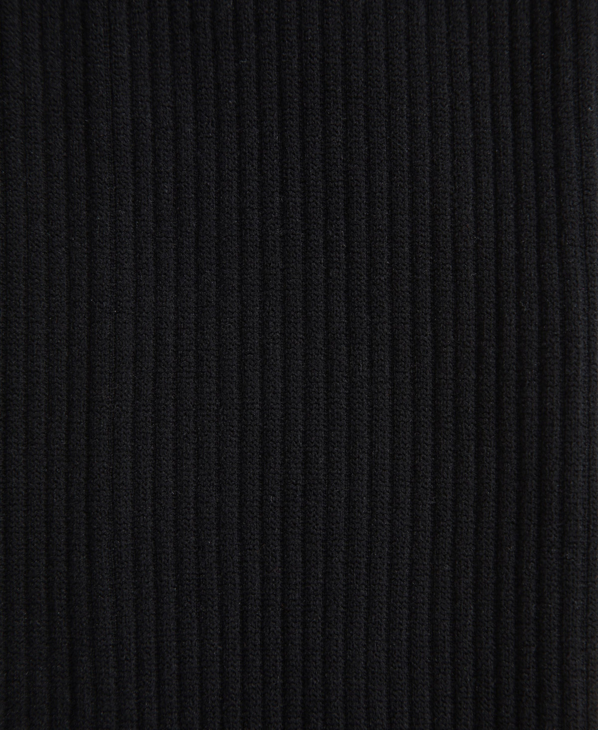 Fleece Lined Ribbed Womens Leggings - Black