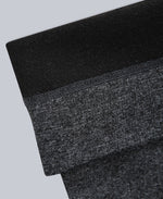Fleece Lined Ribbed Womens Leggings - Charcoal