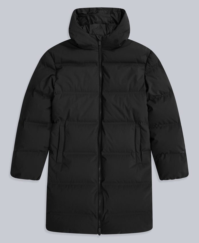 Cosi Cloud Womens Mid Length Down Coat - Black